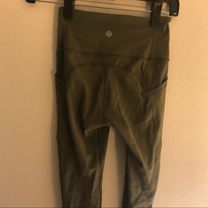 Lulu lemon hunter green leggings